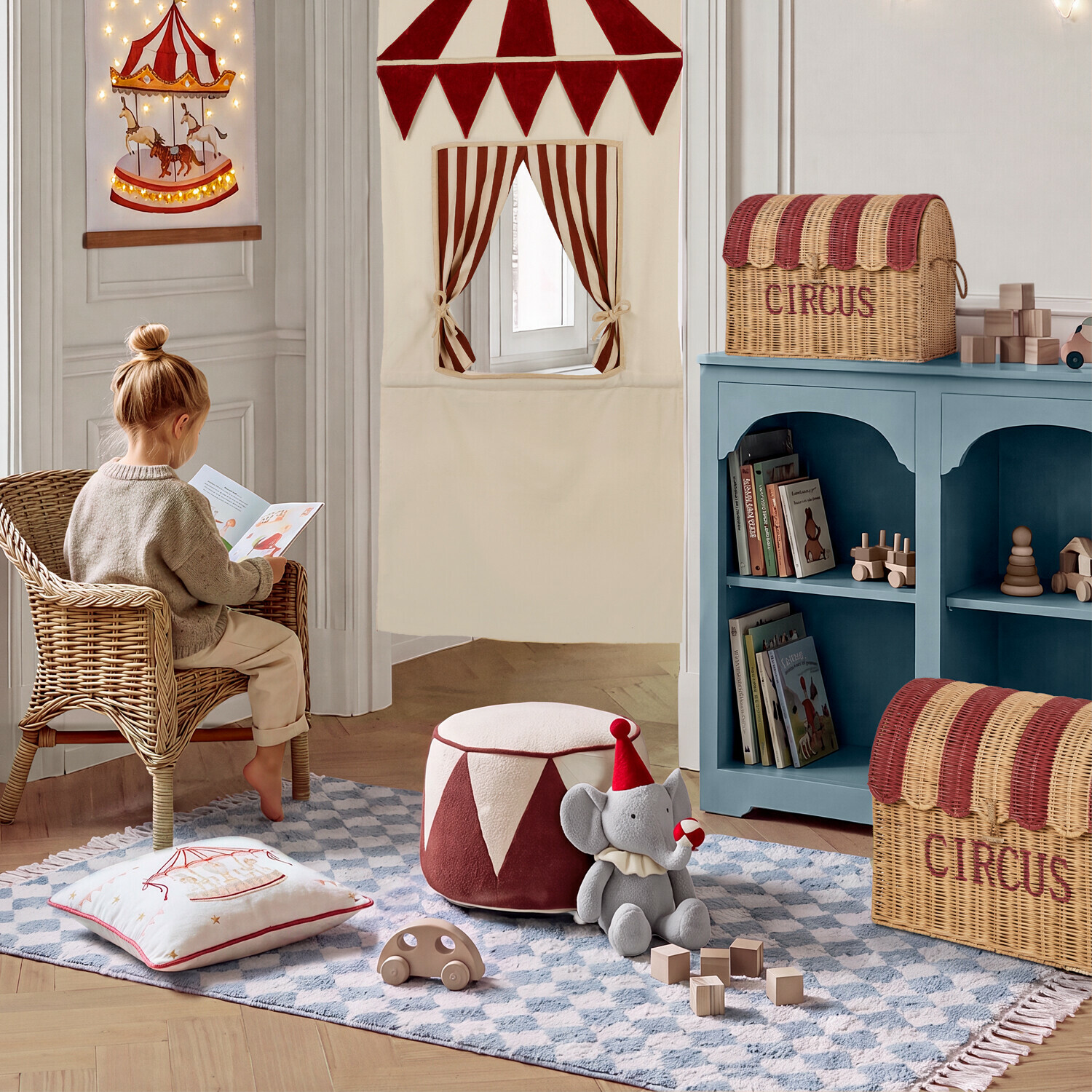 Kinderpouf Biboli