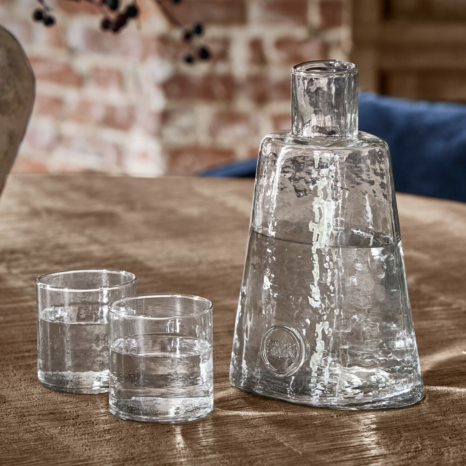 Karaffe mit Glas 3er Set Elanisa