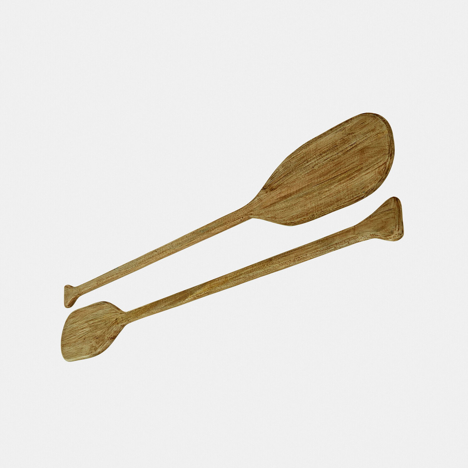 Deko-Paddel 2er Set Windermount Dekorative Holzpaddel in natürlicher Farbe zur Wand- und Raumgestaltung