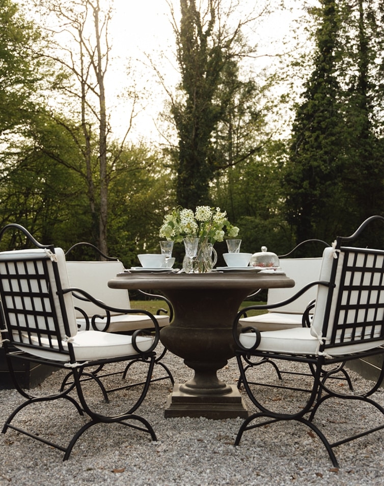 Mediterranes Garten-Dinner