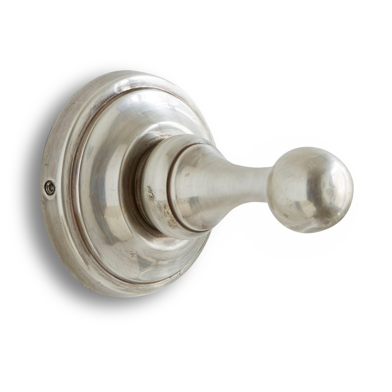 Haken Welson Wandhaken aus Metall in Silber zum Aufhängen von Kleidung und Accessoires