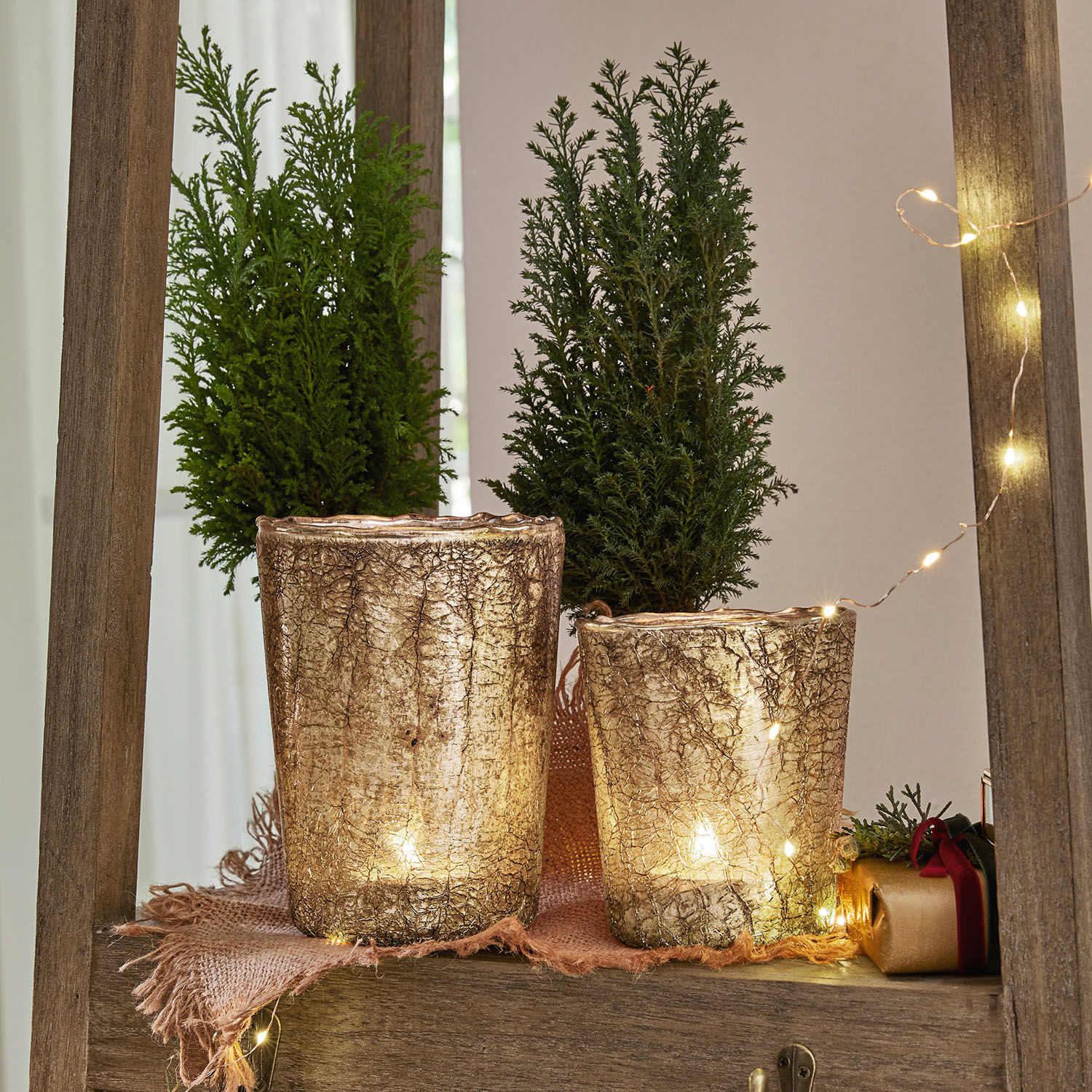 Windlicht 2er Set Arsenio
