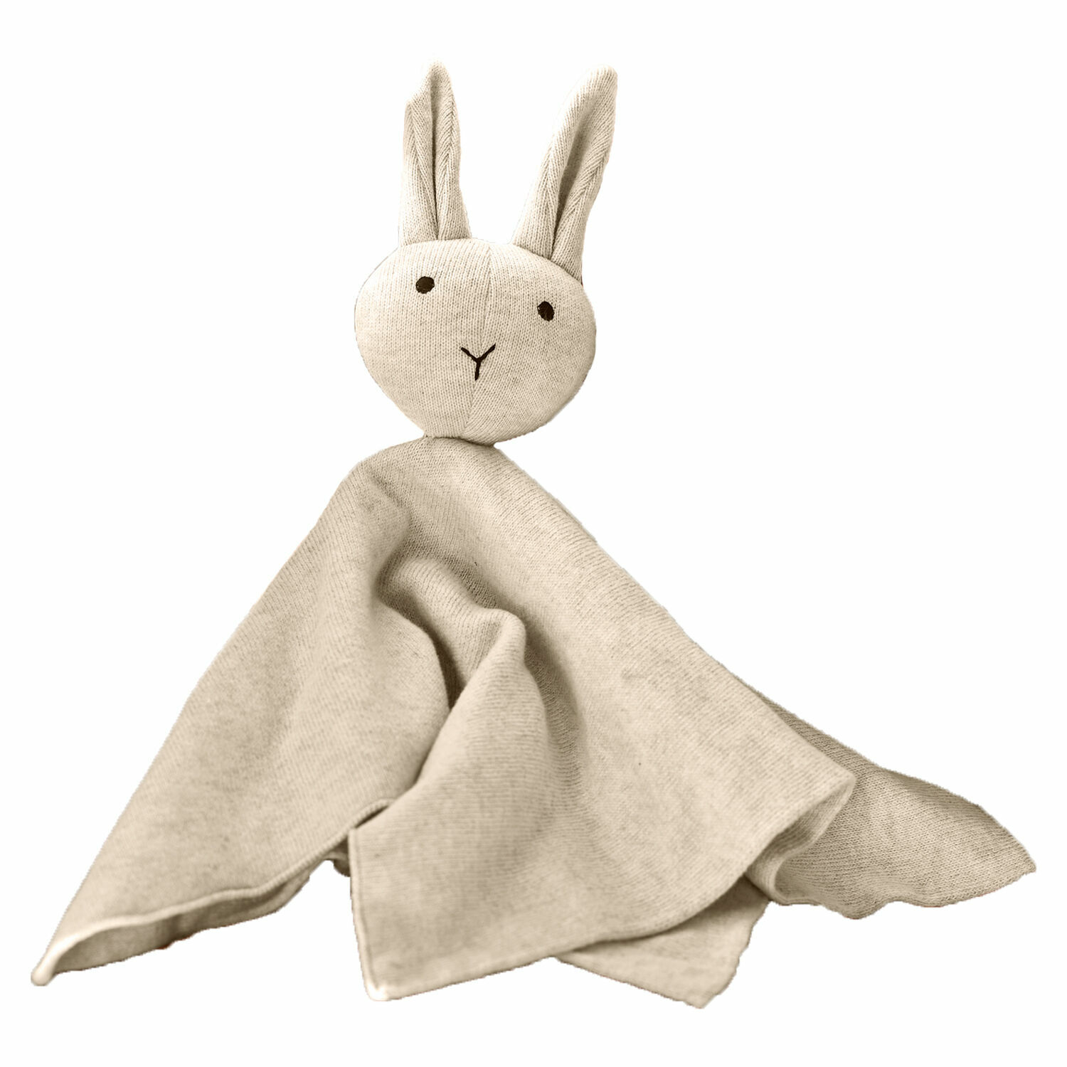 Stofftier Lumiou Beige Kuscheltier Hase aus weichem Stoff, ideal als Baby- und Kinderdecke