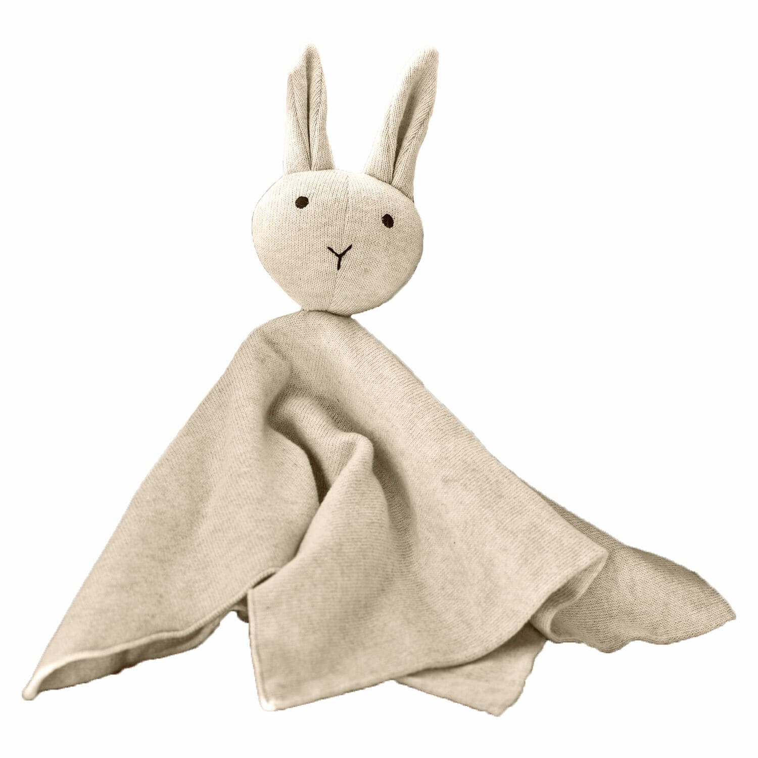 Stofftier Lumiou Beige Kuscheltier Hase aus weichem Stoff, ideal als Baby- und Kinderdecke