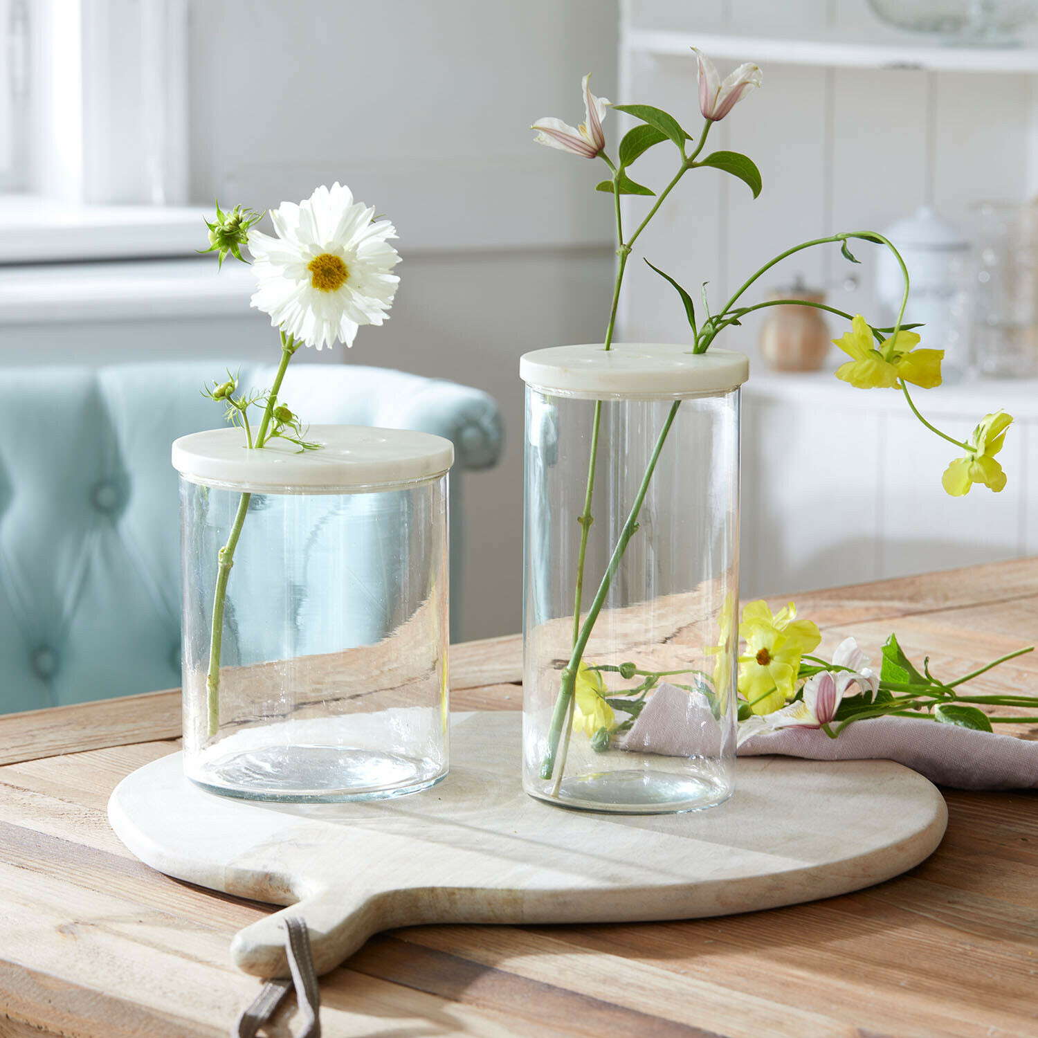 Glasdose 2er Set Rosanella