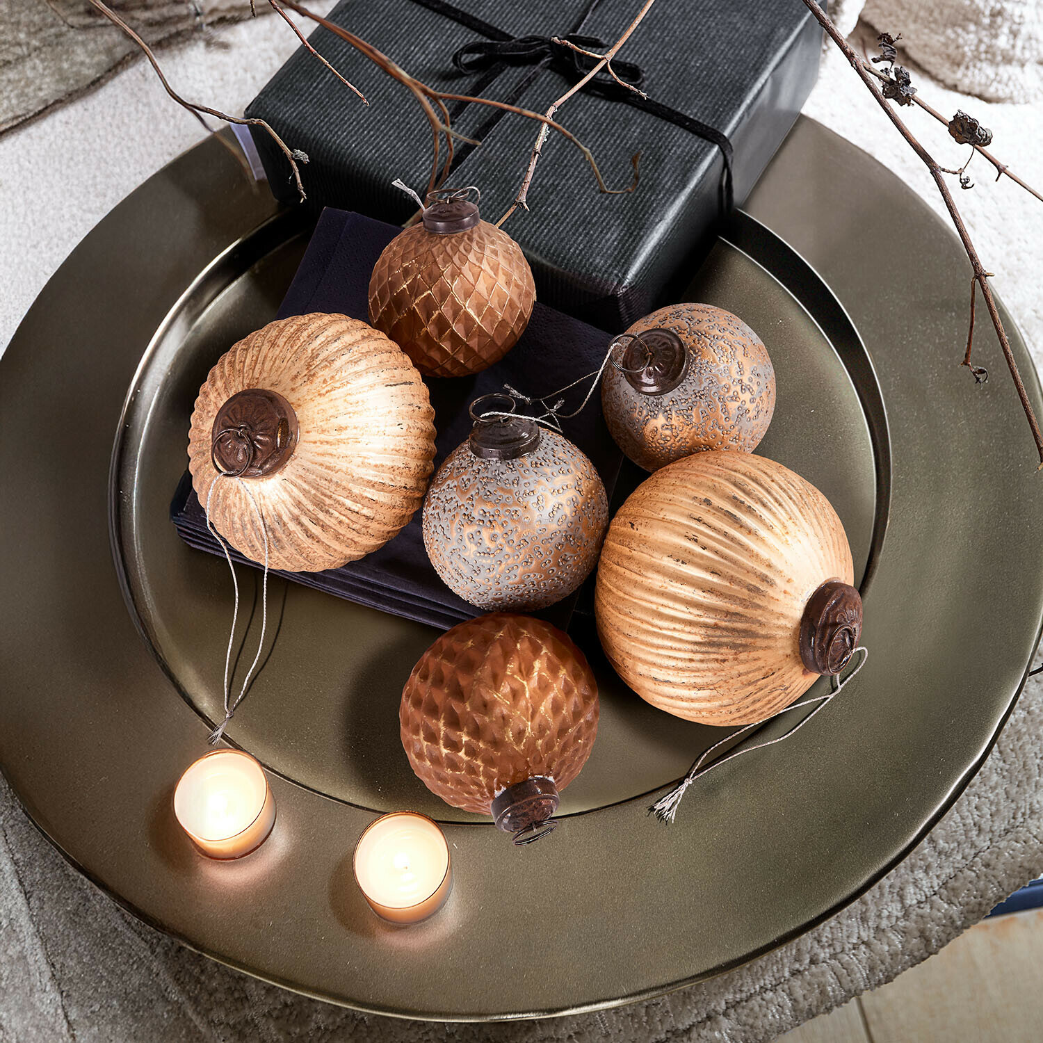 Weihnachtskugel 6er Set Évarine