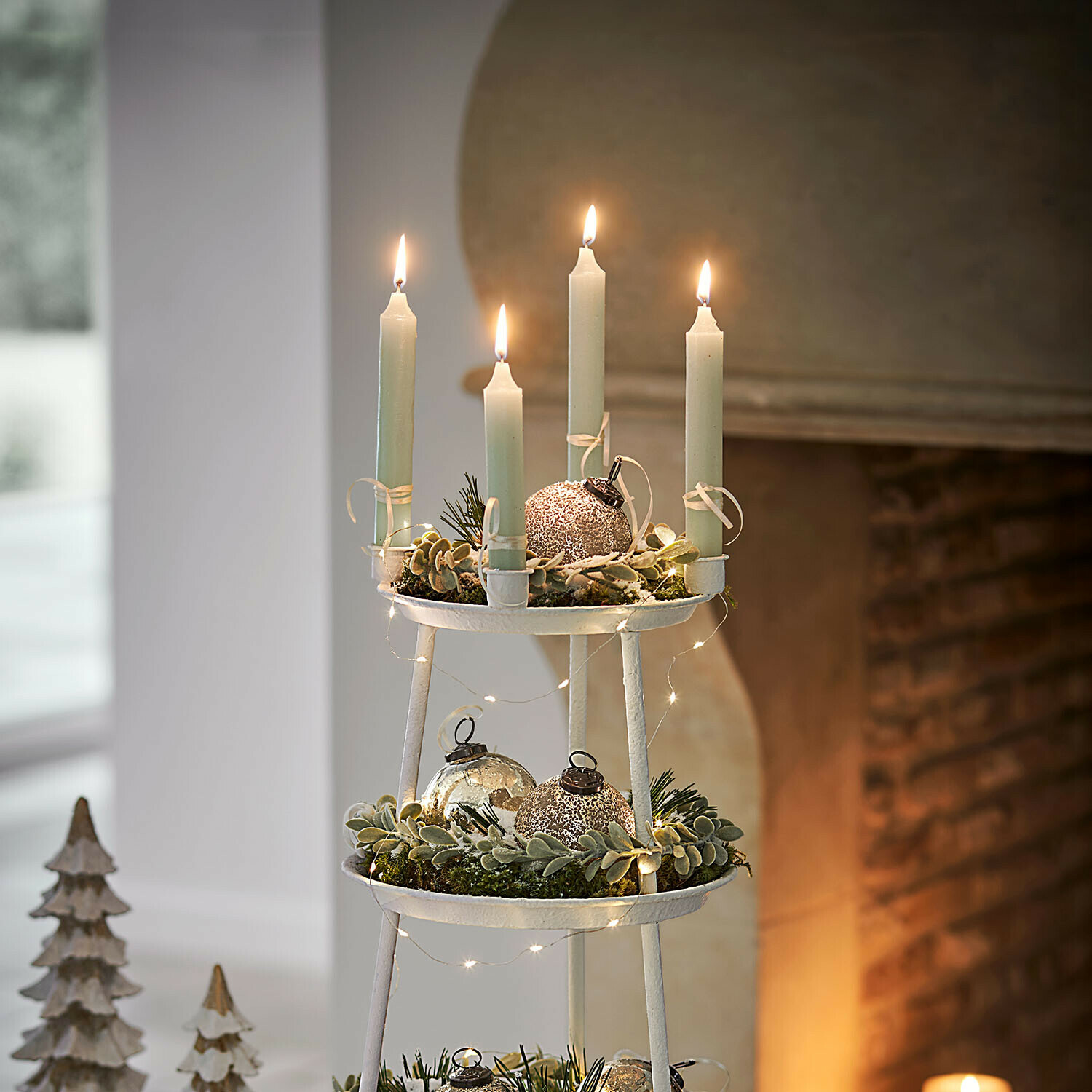 Kerze 12er Set Bauceau