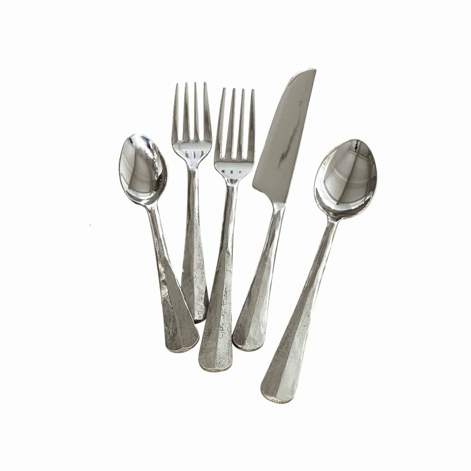 Besteck Malden Besteckset aus silbernem Edelstahl mit Löffel, Gabel und Messer für den täglichen Gebrauch
