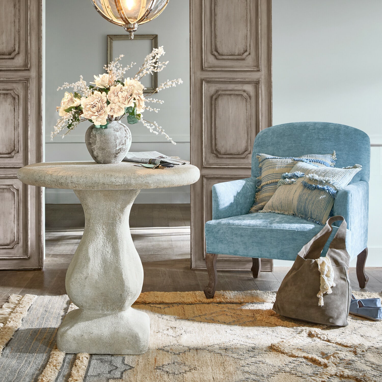 Sessel Clairmont Bleu