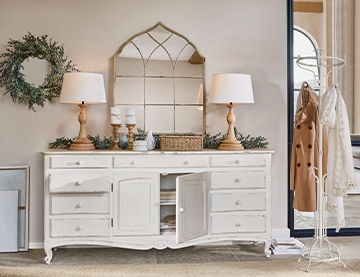 Shabby-Chic in Weiß