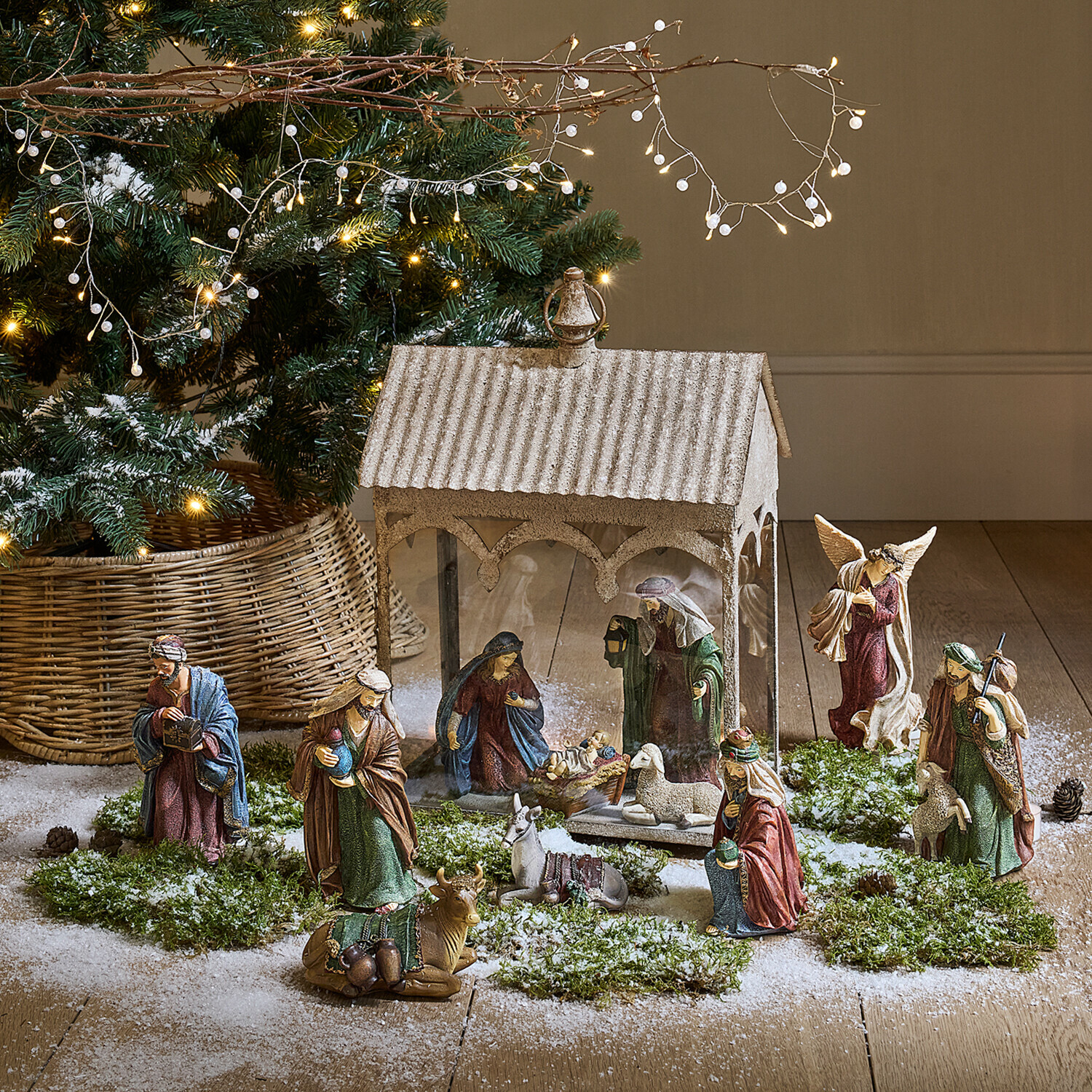 Krippenfiguren 11er Set Christi