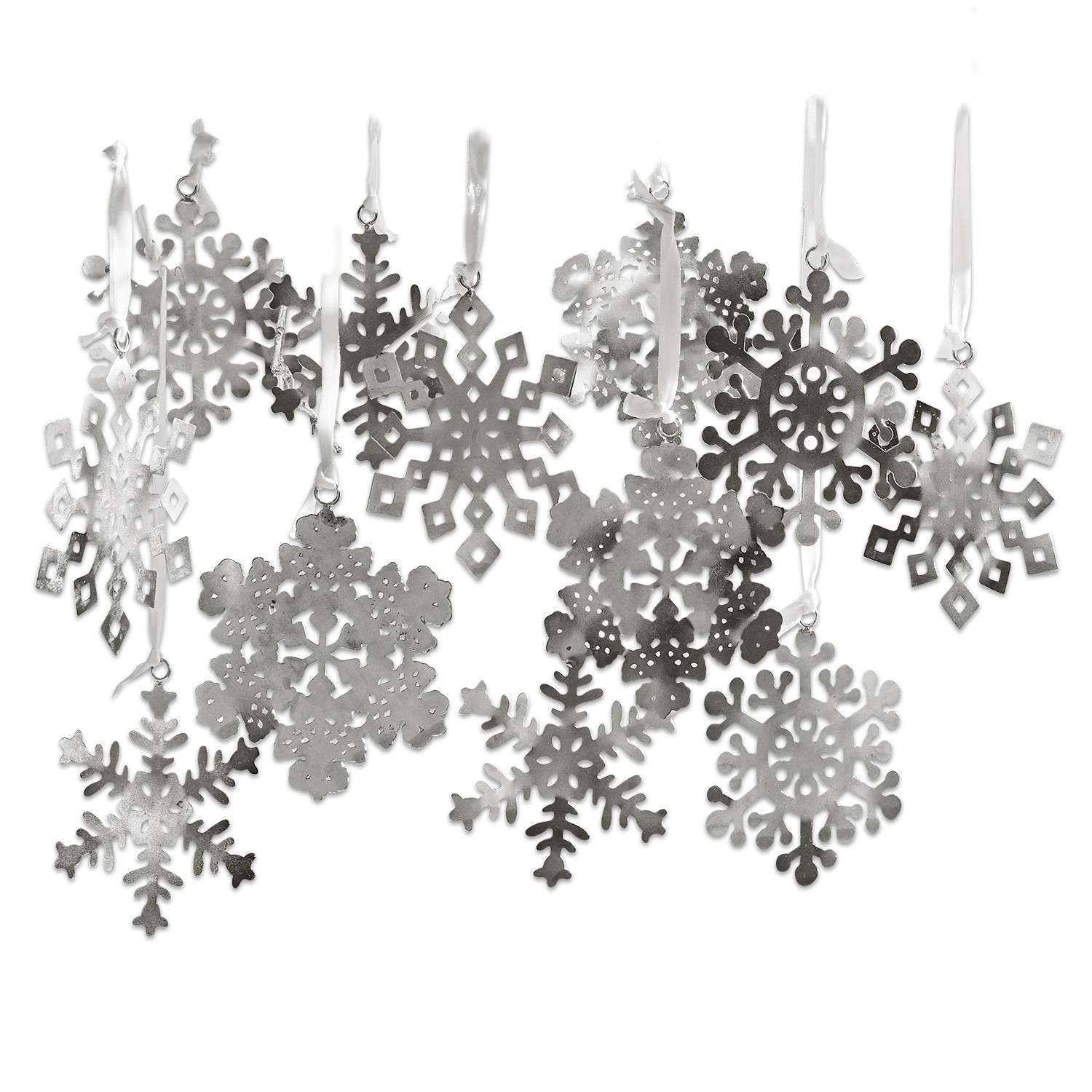 Weihnachtsschmuck 12er Set Flocon de neige