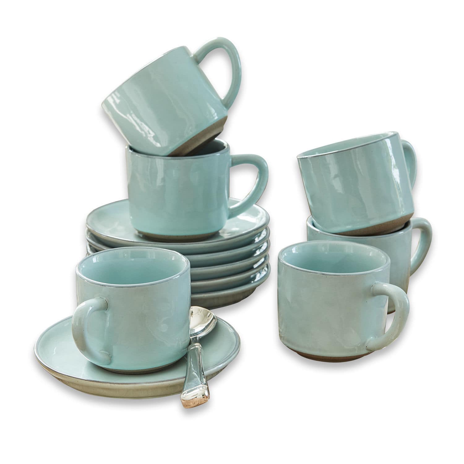 Tasse mit Untertasse 6er Set Biarré