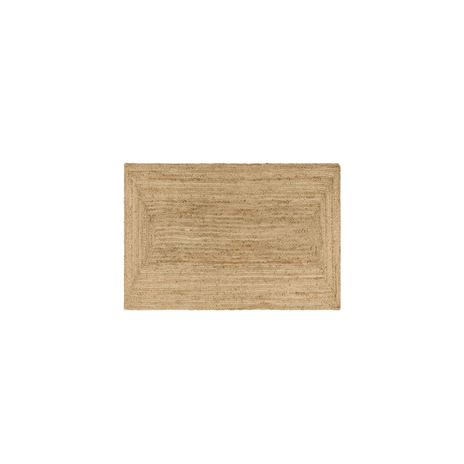 Läufer Révalaine Rechteckiger Teppich aus natürlicher Jute in Beige, ideal für Wohnräume und Böden
