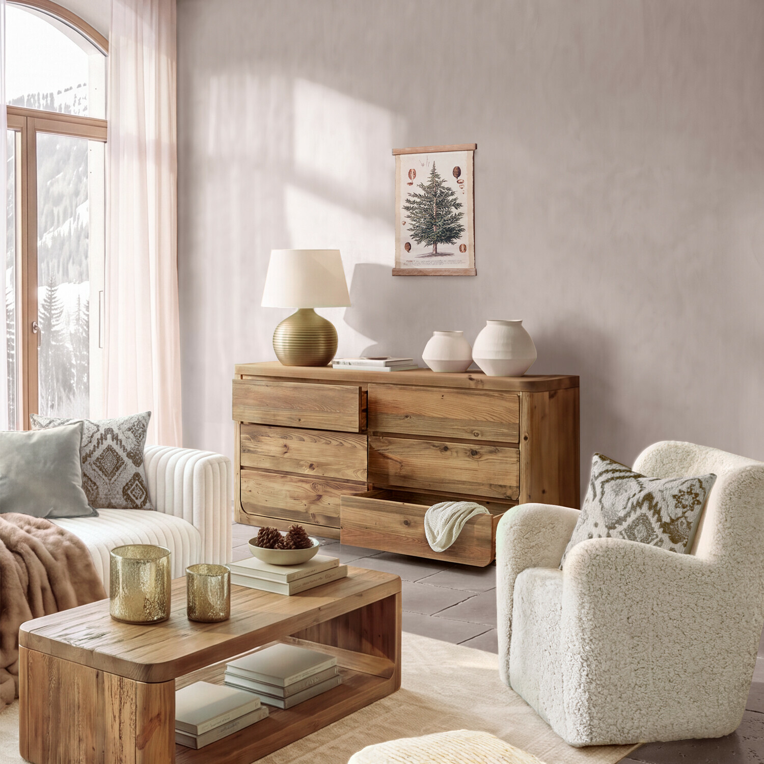 Wandbild Ulmevaine