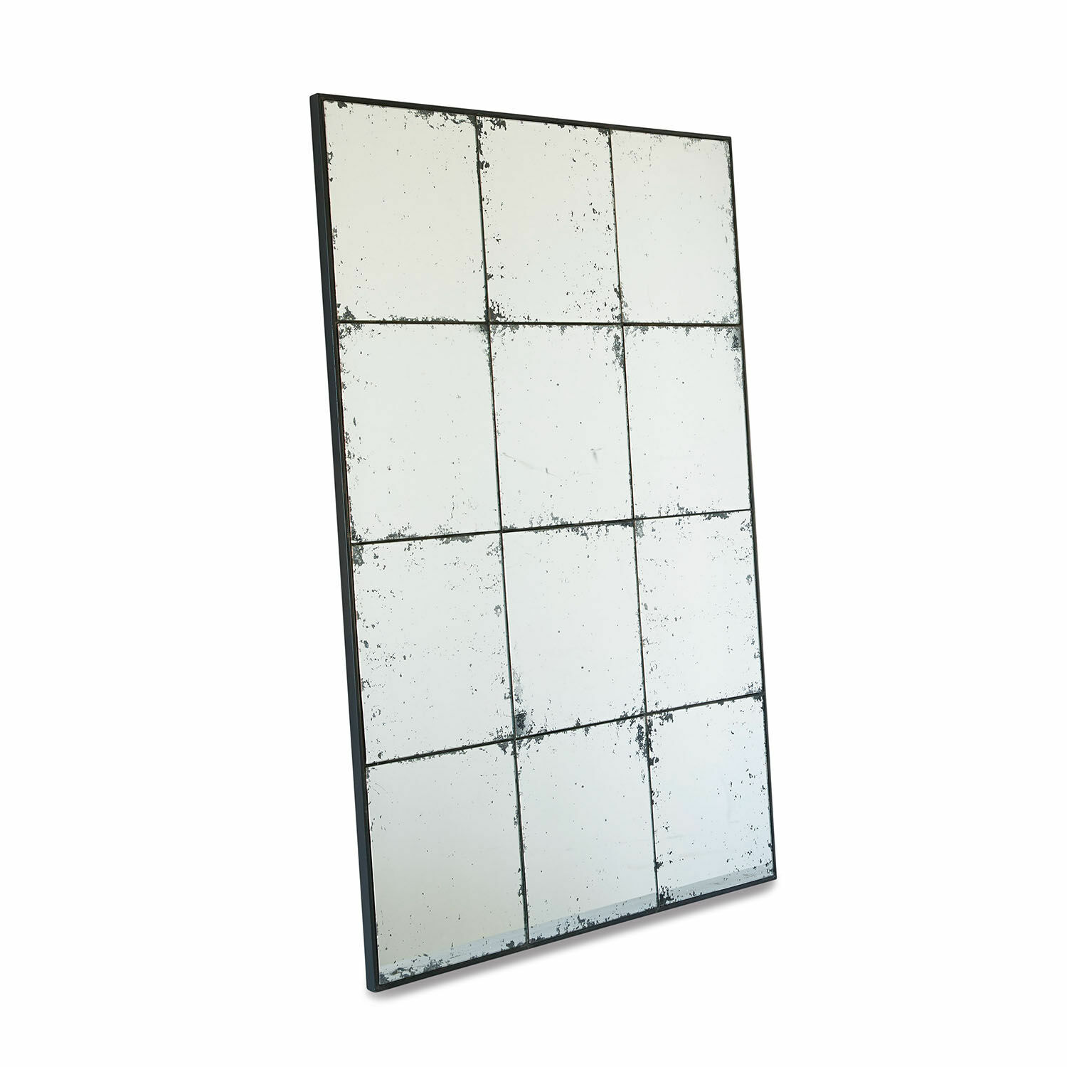 Spiegel Burami Großer Wandspiegel mit Metallrahmen und antik wirkender Oberfläche im Vintage-Stil