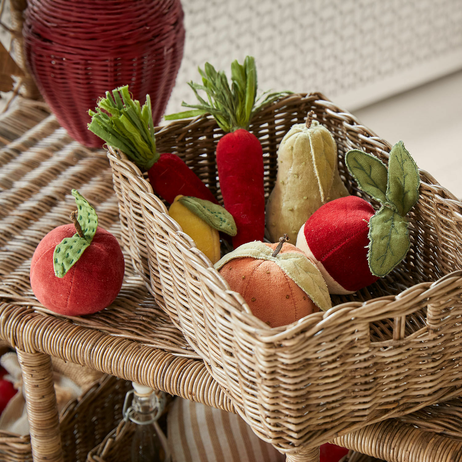 Stoffobst & -gemüse 7er Set Mivola