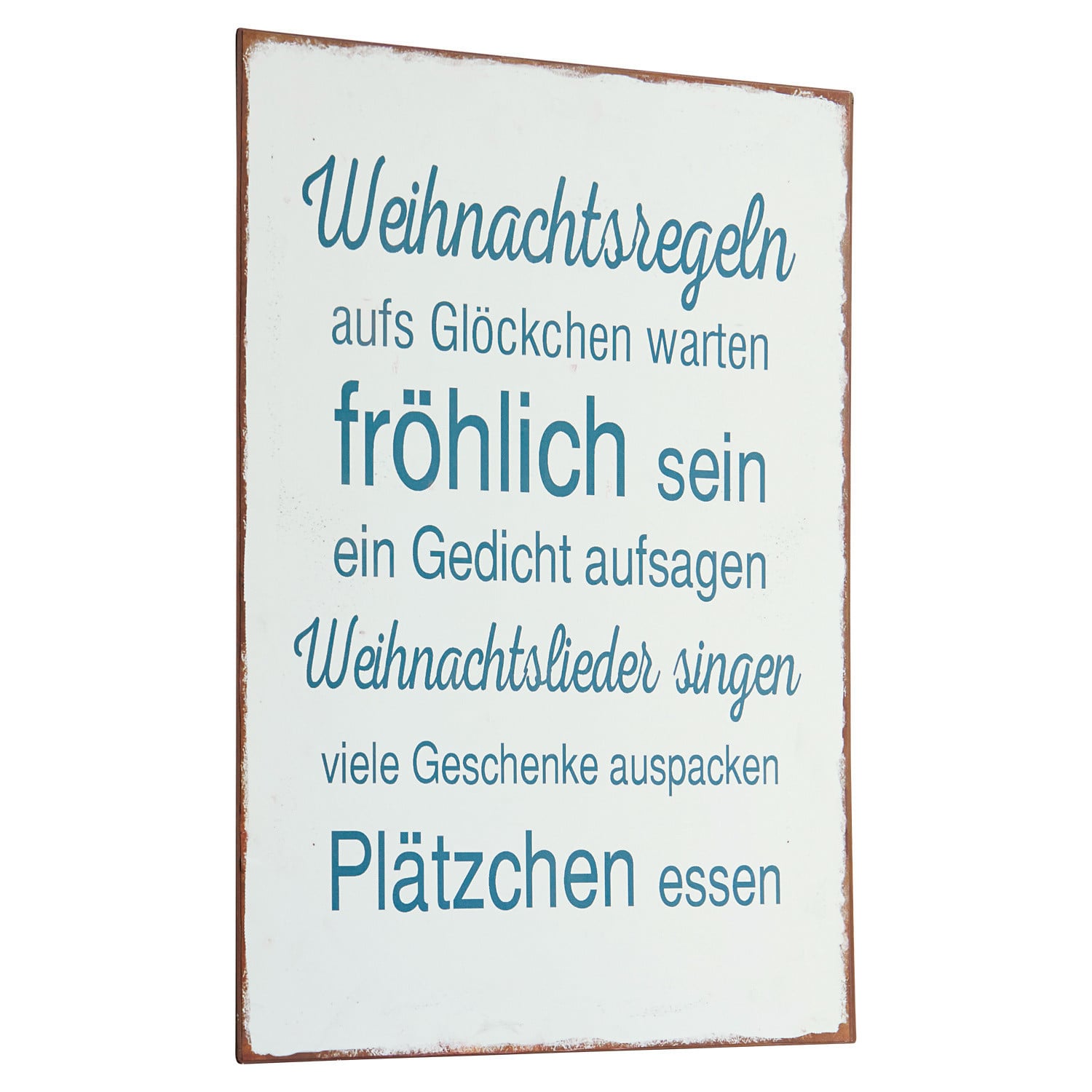 Deko-Schild Weihnachtszeit
