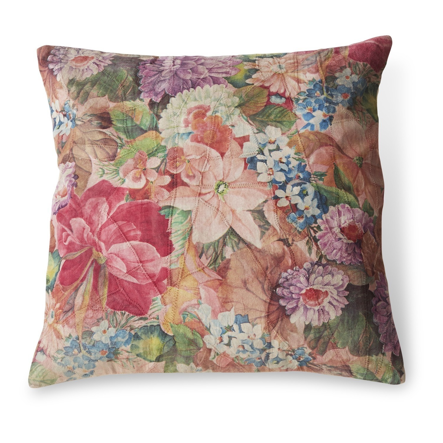 Kissen Fleurelie Dekoratives Kissen mit pastellfarbenem Blumenmuster, weiches Material für Wohnzimmer