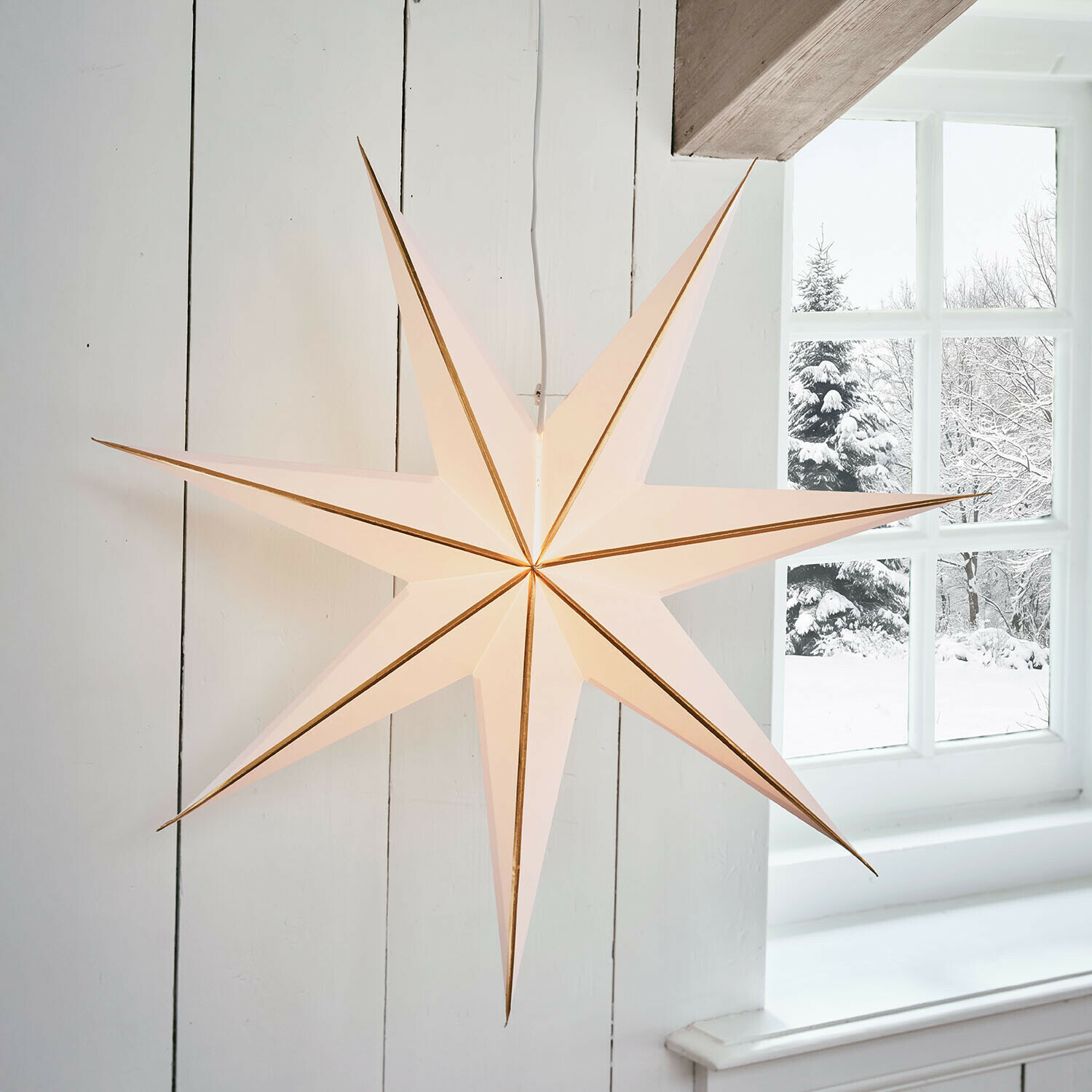Leucht-Papierstern Stardomen