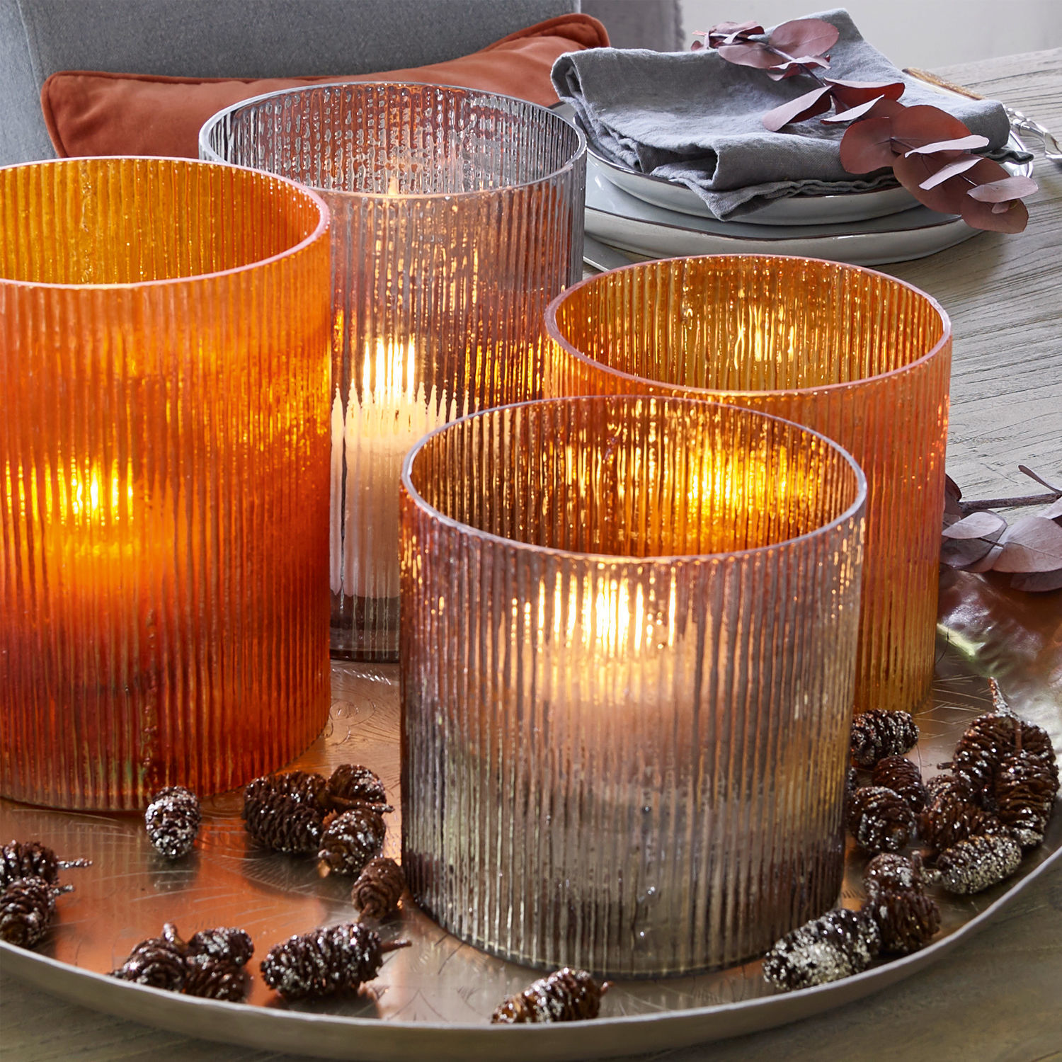 Windlicht 4er Set Moyen