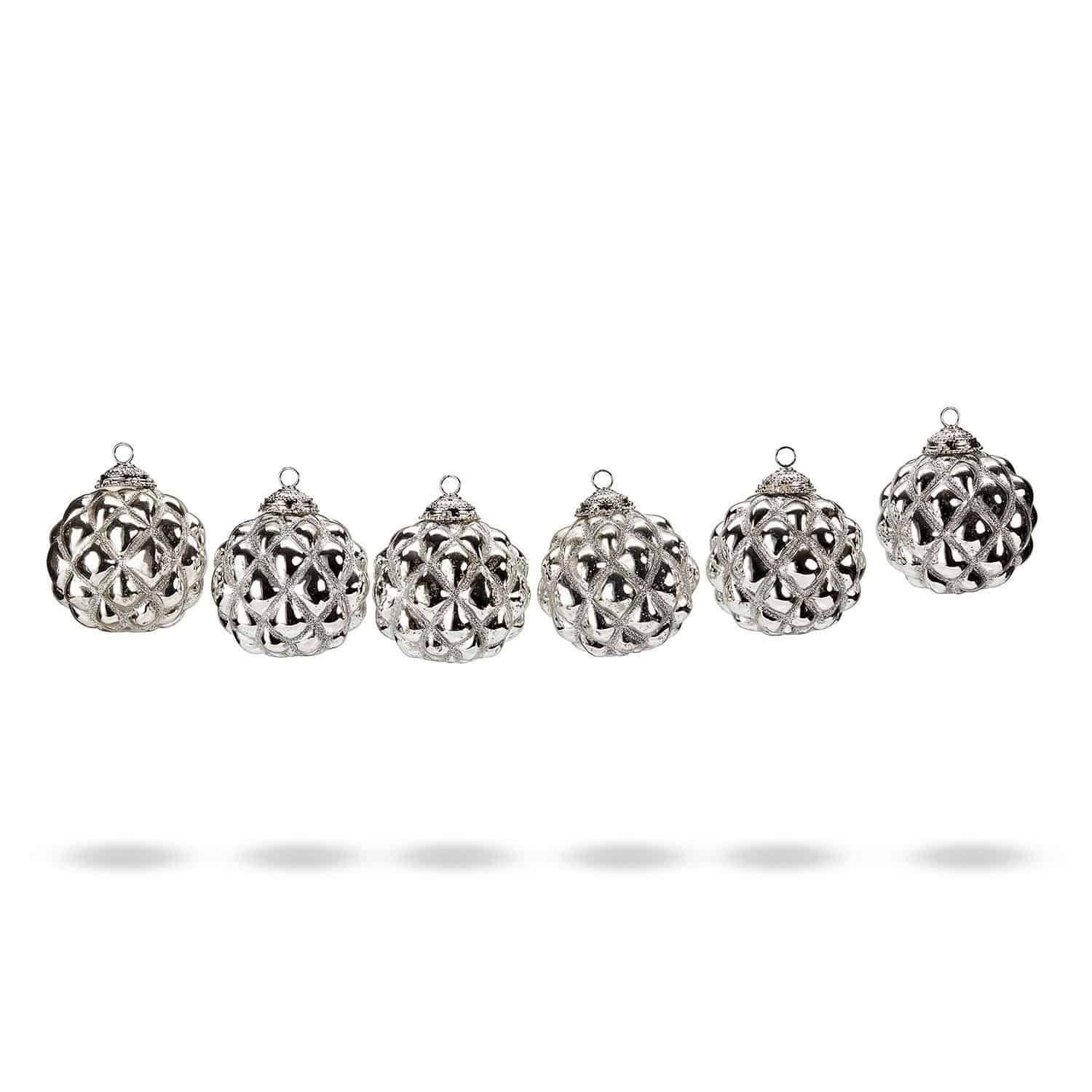 Weihnachtsschmuck 6er Set Paillet