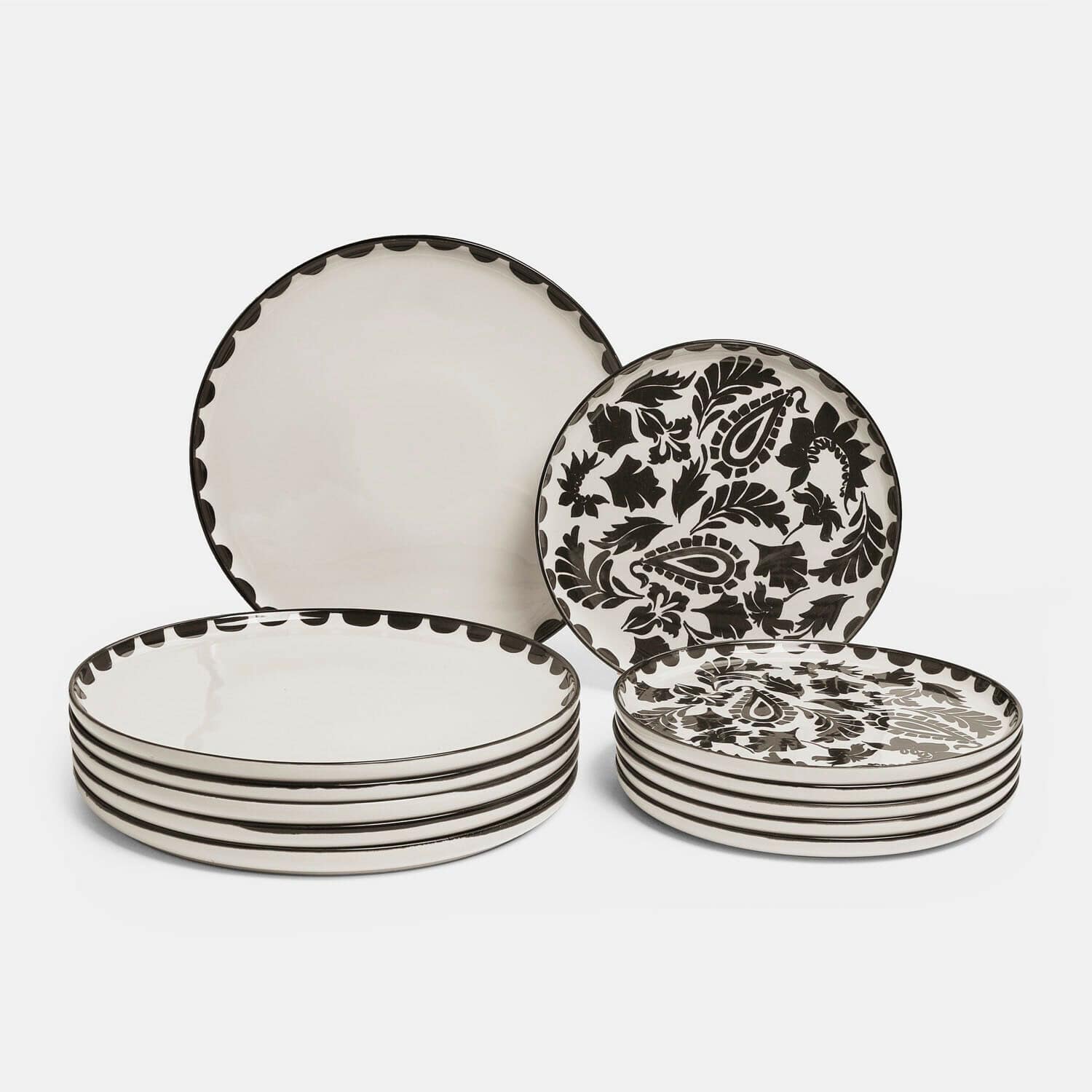 Teller 12er Set Tazira