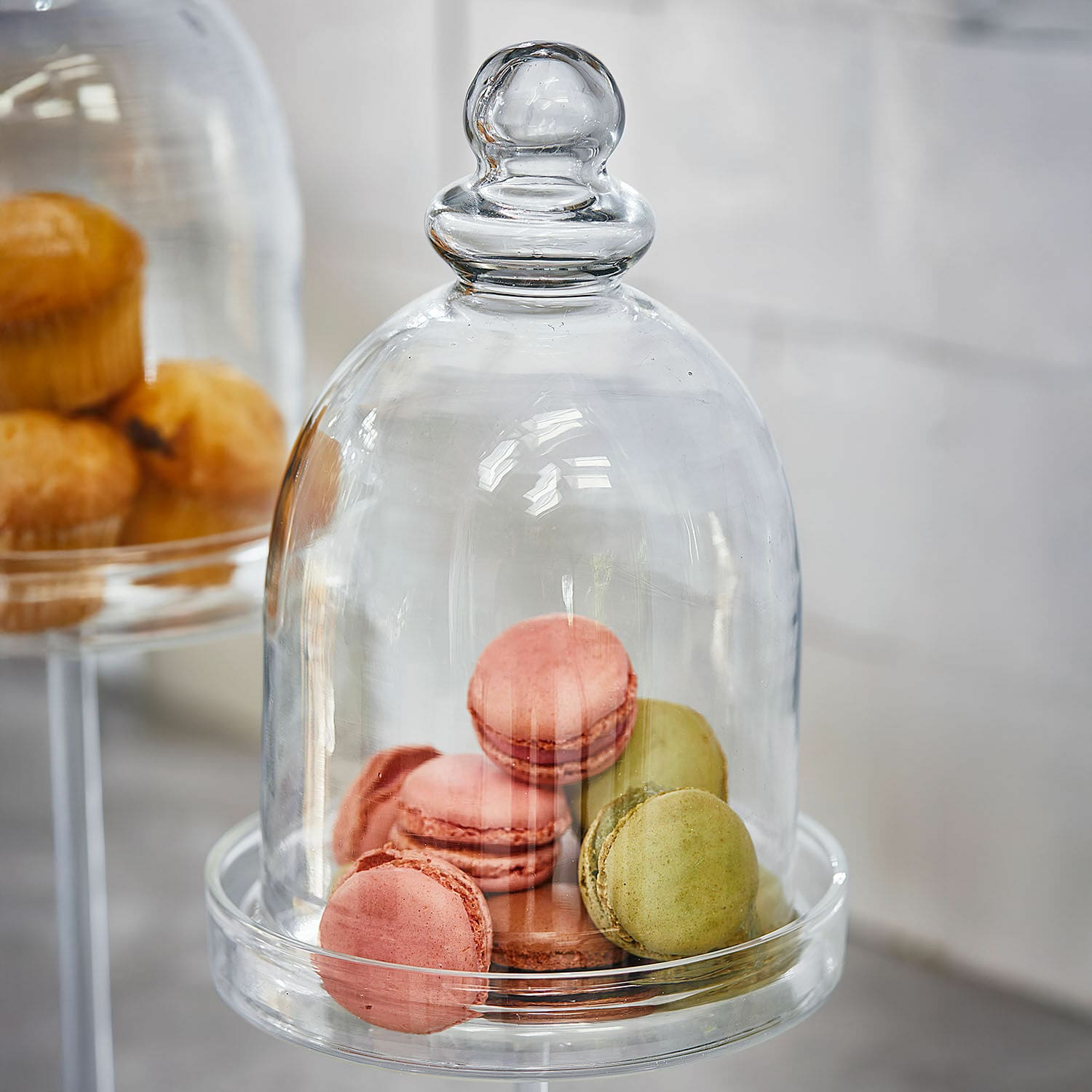 Glasglocke 2er Set Hibous