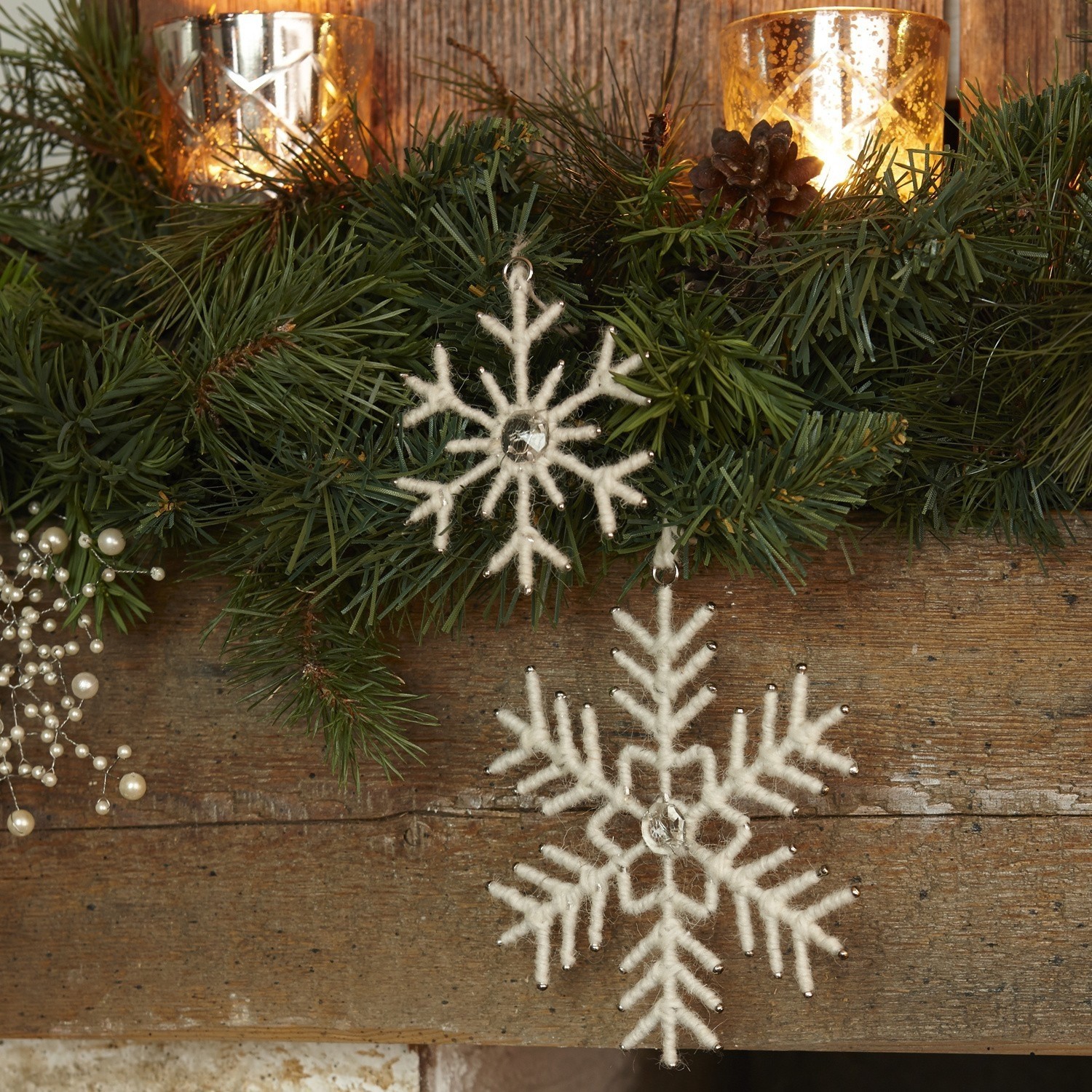 Weihnachtsschmuck 2er Set Crystal