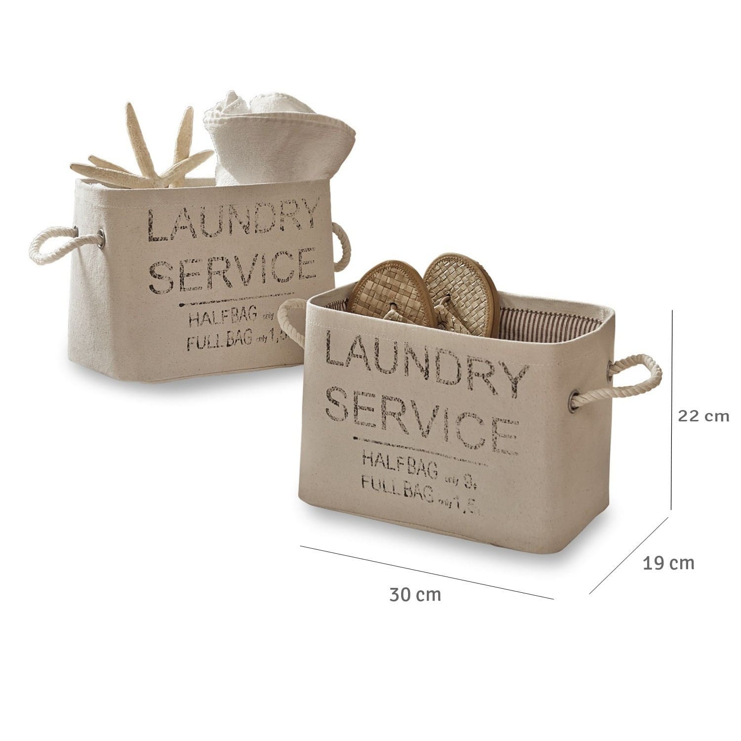 Körbe 2er Set Laundry