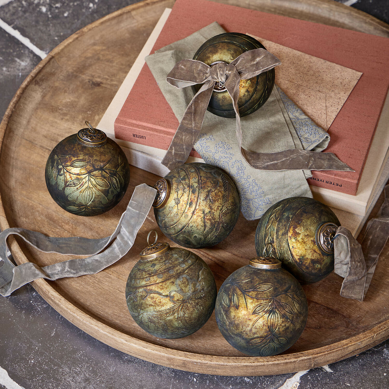 Weihnachtskugel 6er Set Goldenblist Weihnachtskugel 6er Set Goldenblist