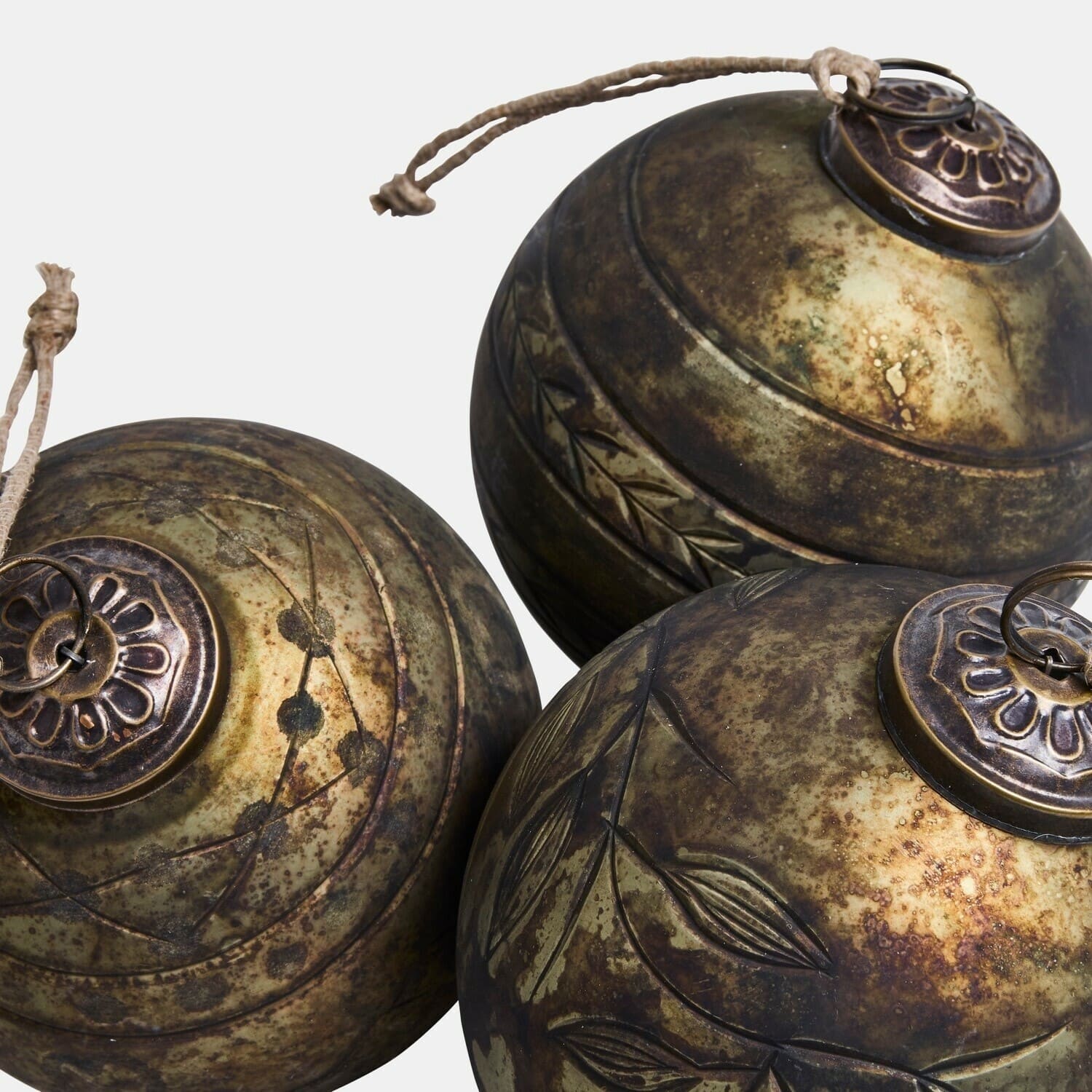 Weihnachtskugel 6er Set Goldenblist