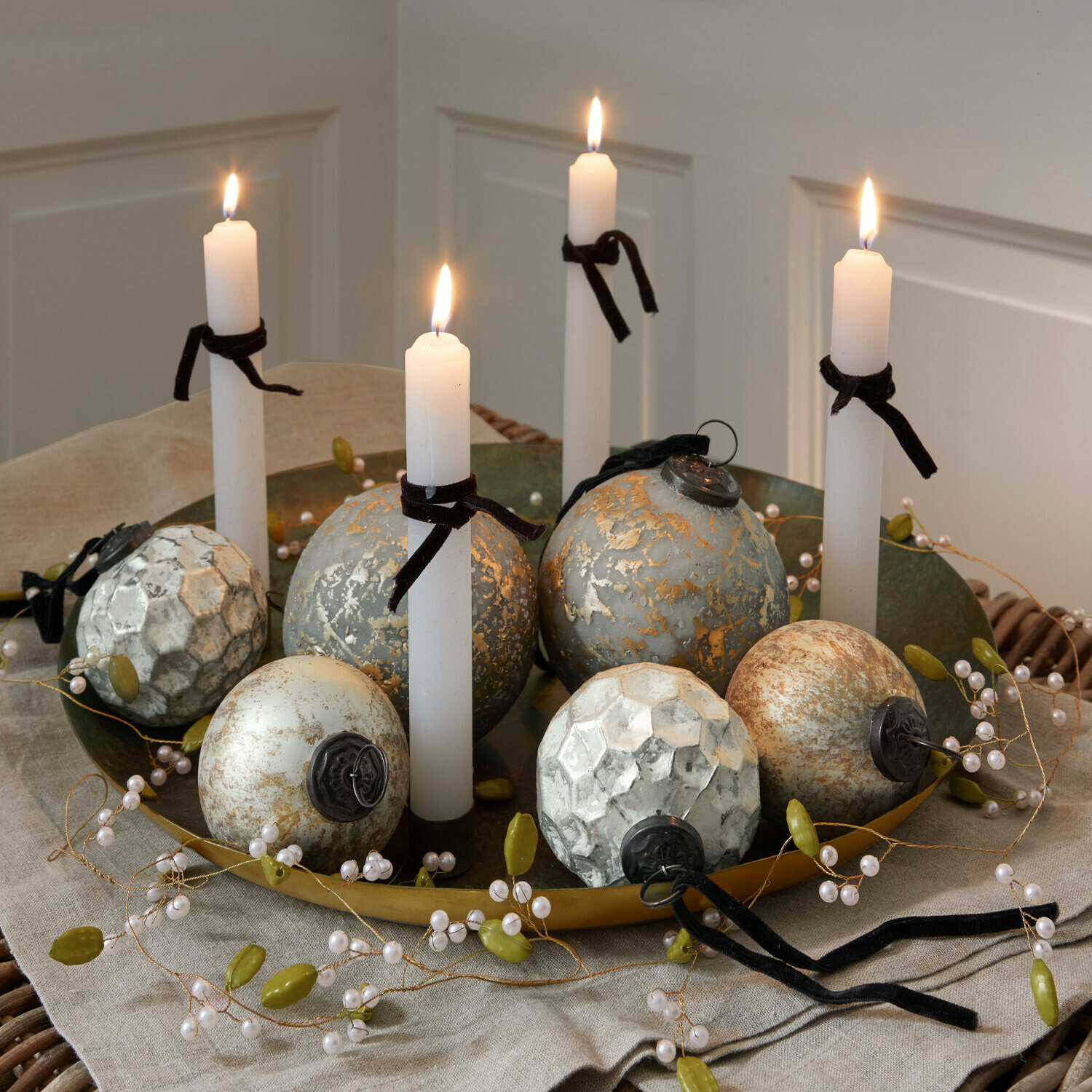 Kerze 12er Set Bauceau