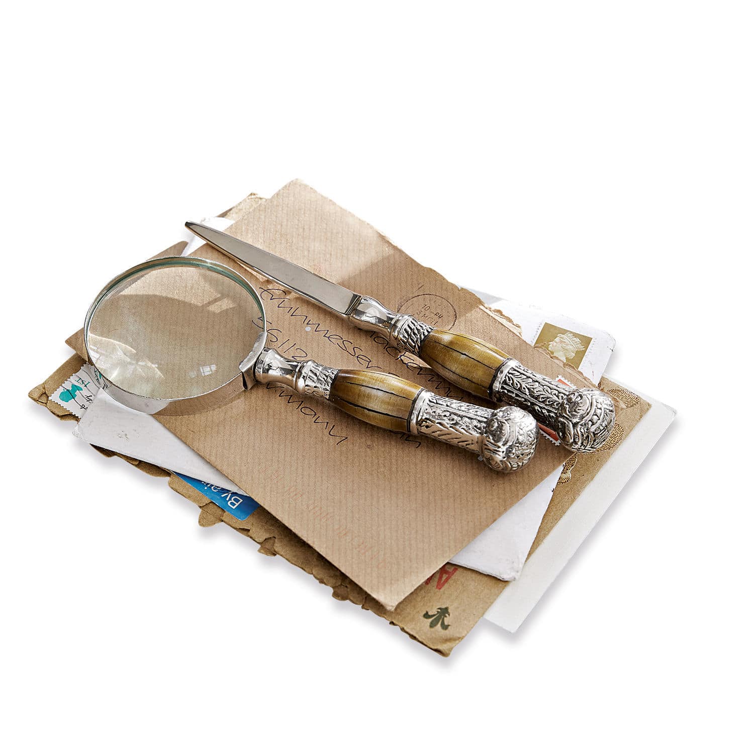 Brieföffner und Lupe Rove