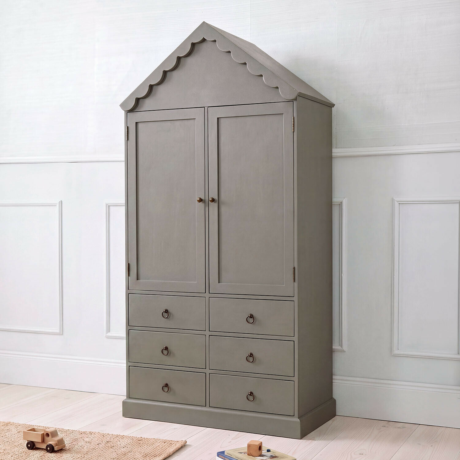 Kinderkleiderschrank Birkasa