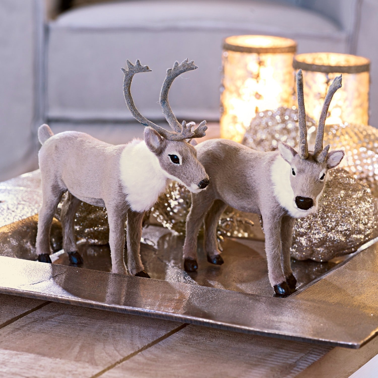 Deko-Rentiere 2er Set Rudy & Rebbie