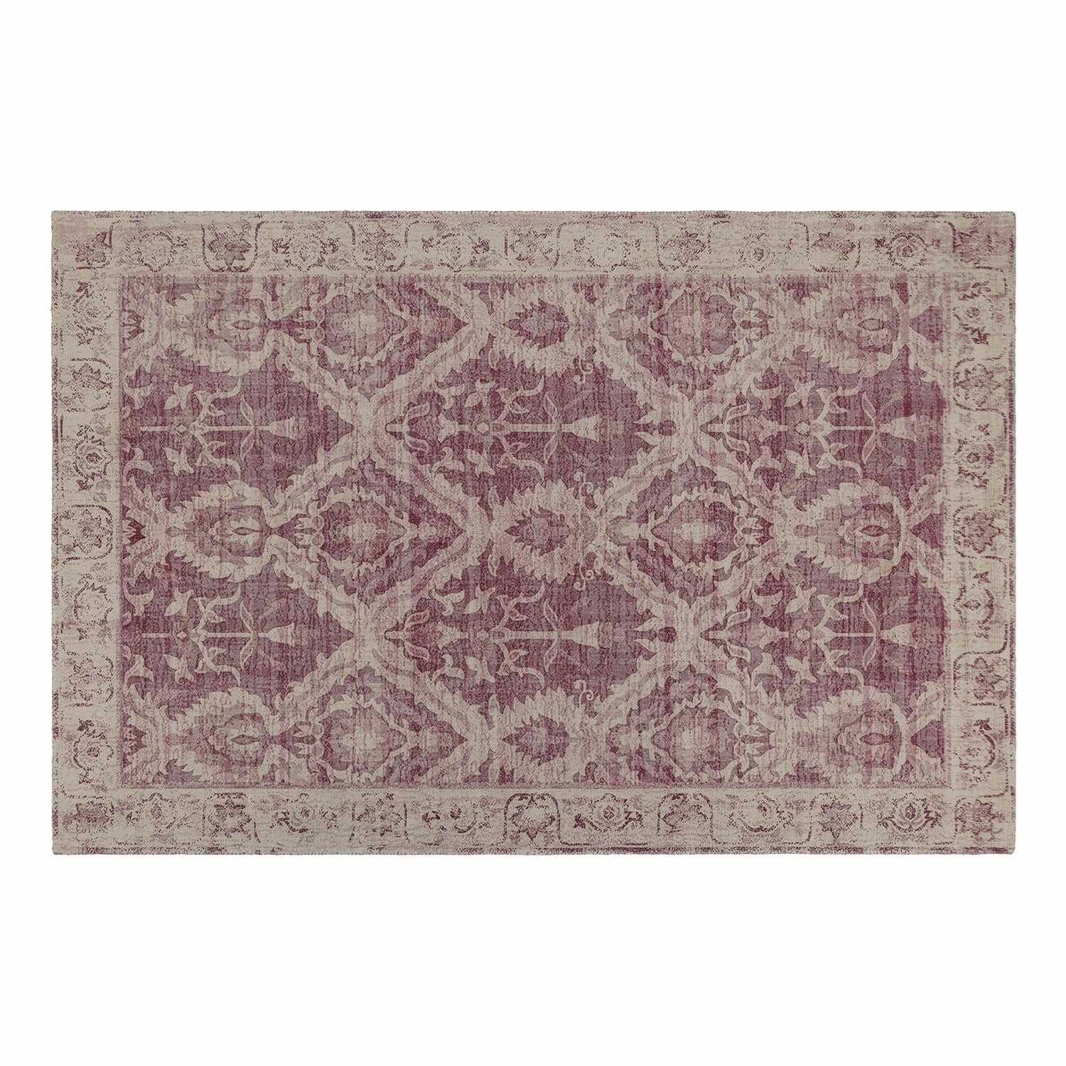 Teppich Mirellis Orientalischer Teppich in Rosa und Beige mit weichem Material, stilvolle Wohnraumdekoration