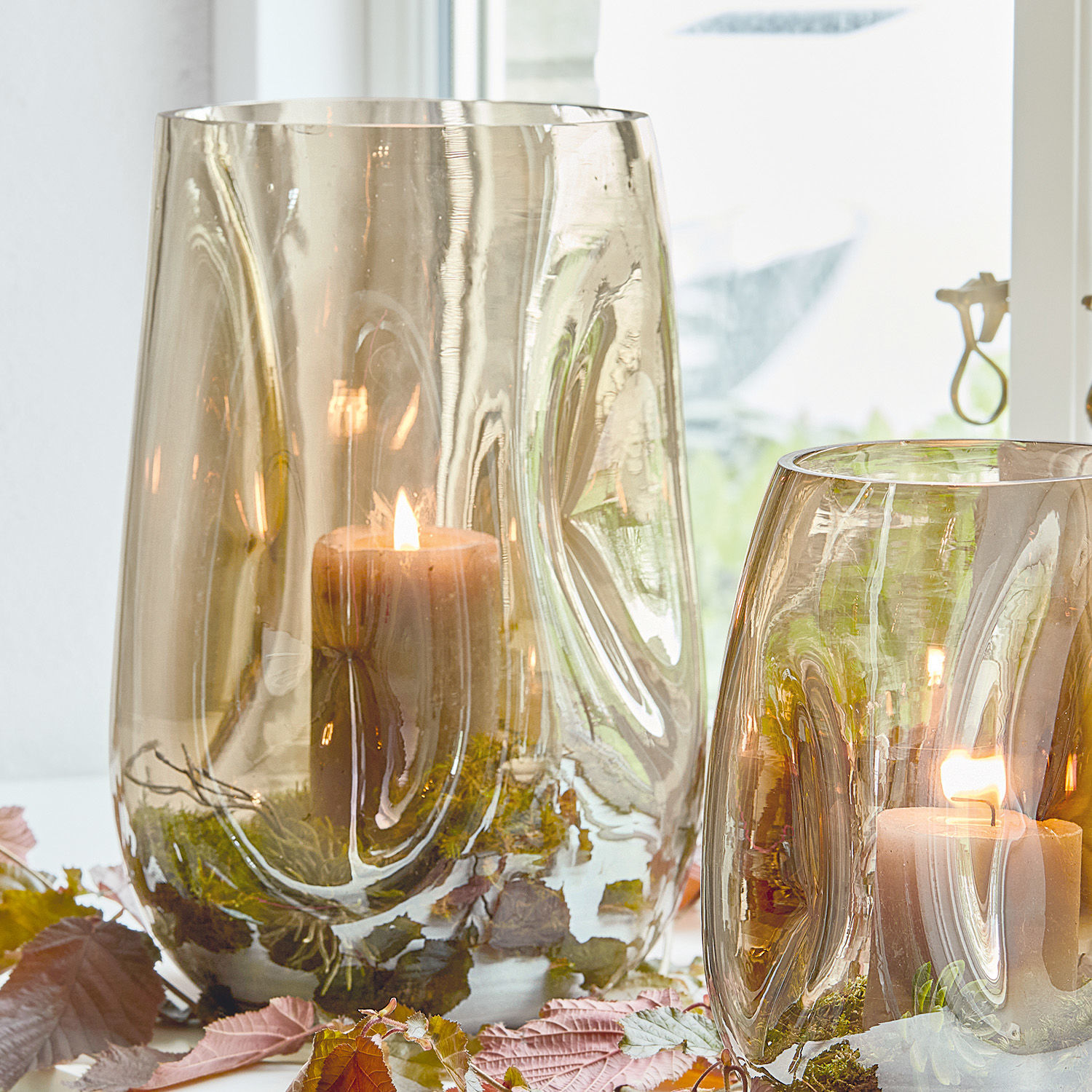 Windlicht 2er Set Lodi
