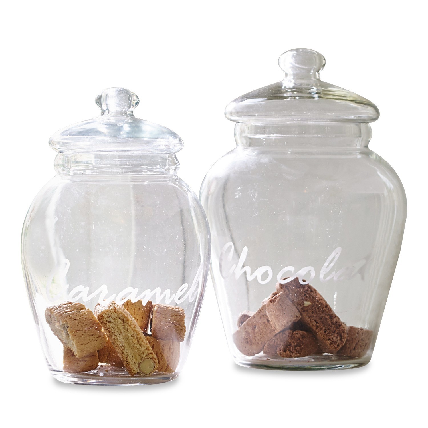 Glasdose 2er Set Darleen