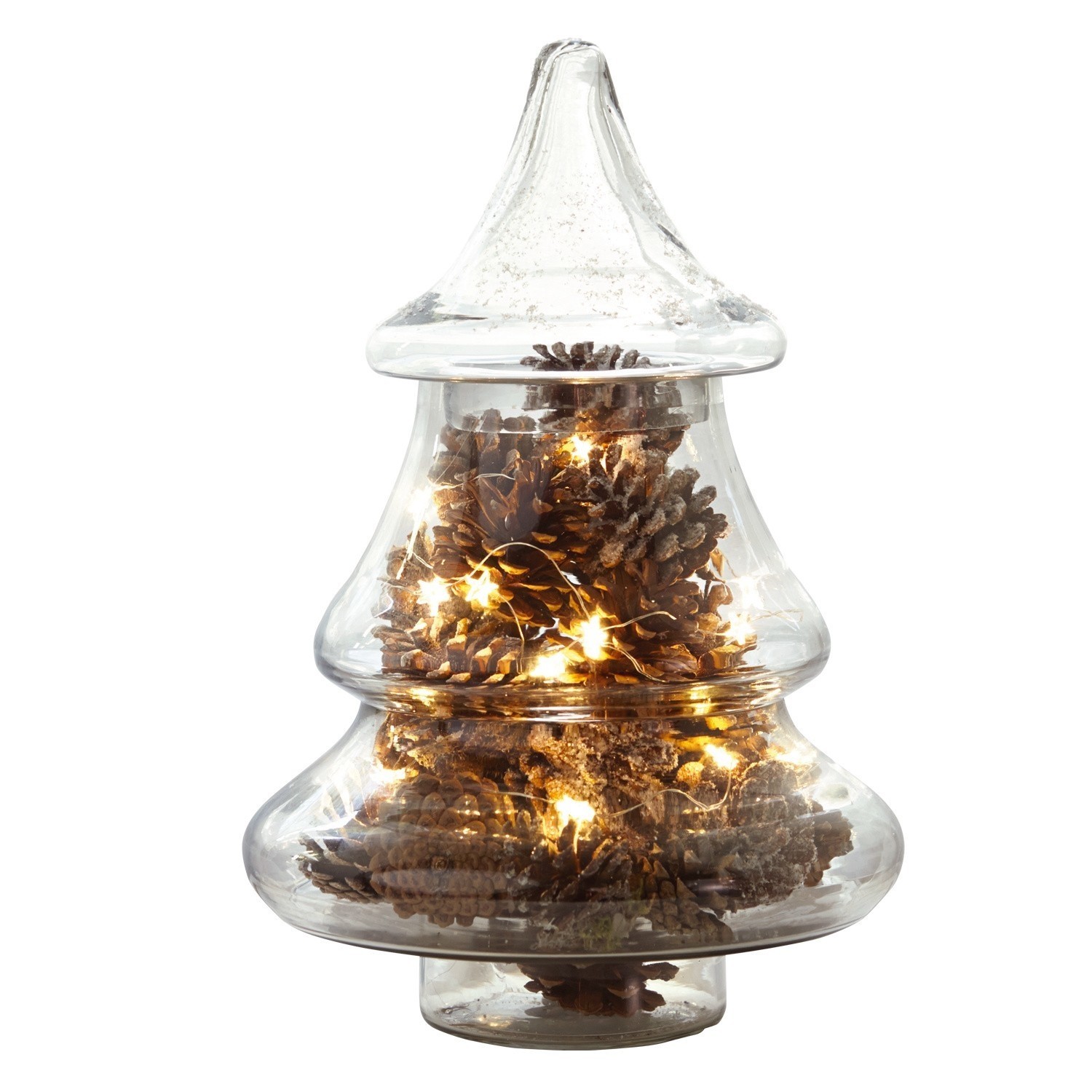 Glasdose sapin de Noël