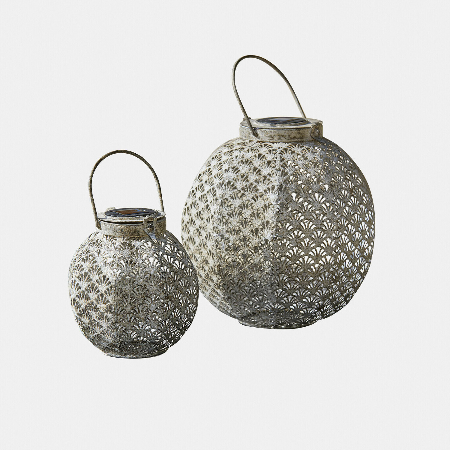 Solar-Laterne 2er Set Omirah