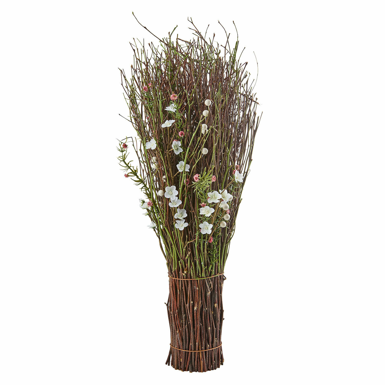 Deko-Blumenstrauß Verilo Strauß aus Zweigen mit weißen und rosa Blüten für natürliche Wohnraumdekoration