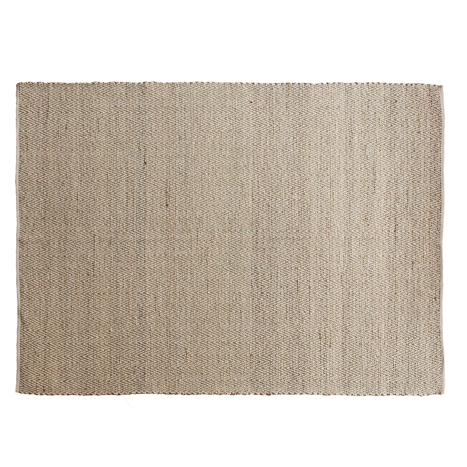 Teppich Jonesboro Beiger Teppich aus Naturmaterial mit feinem Muster, ideal für Wohnräume und Bodenbelag