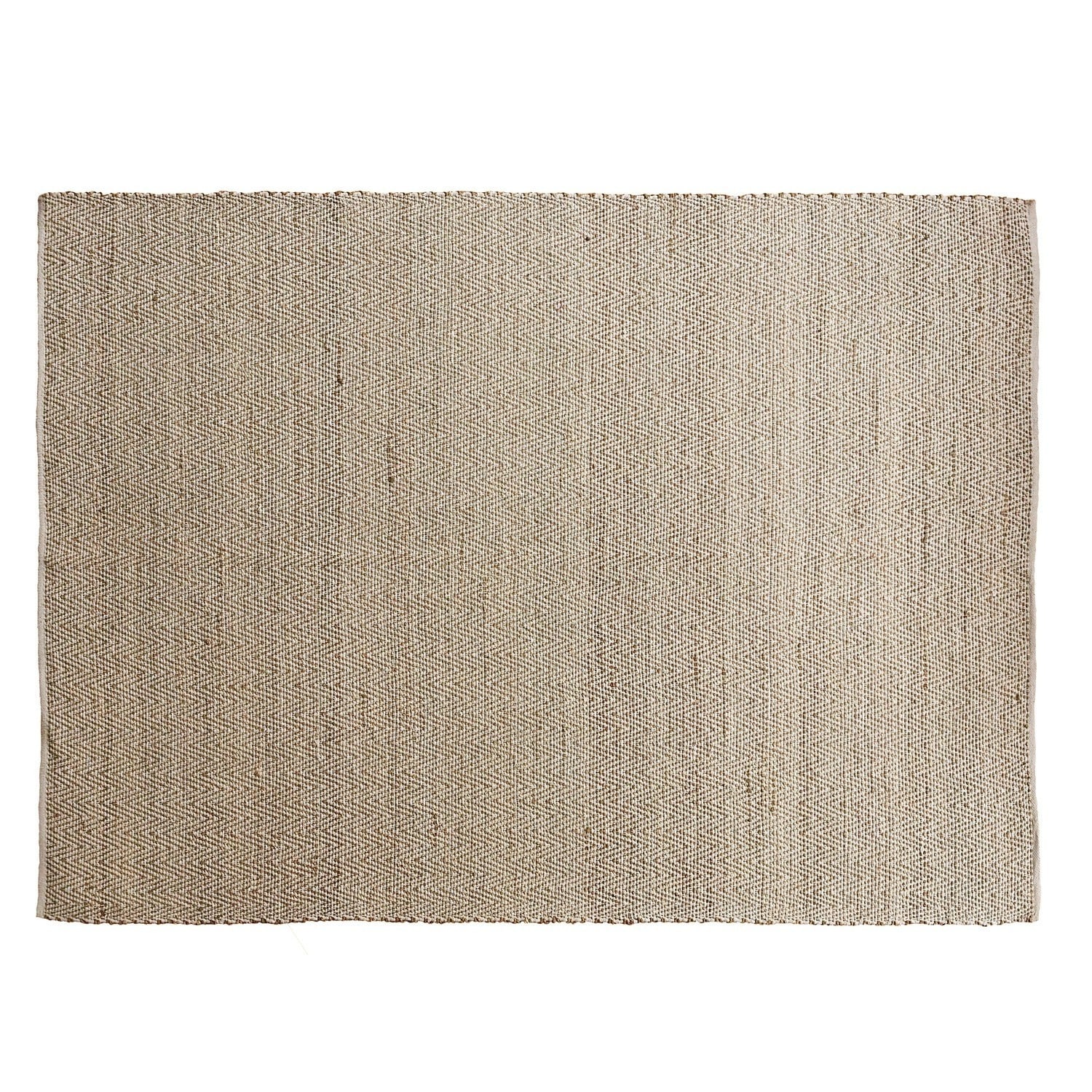 Teppich Jonesboro Beiger Teppich aus Naturmaterial mit feinem Muster, ideal für Wohnräume und Bodenbelag