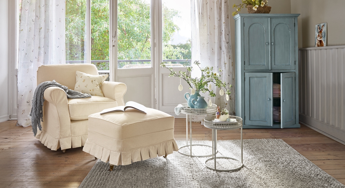 Nostalgie-Look in Weiß