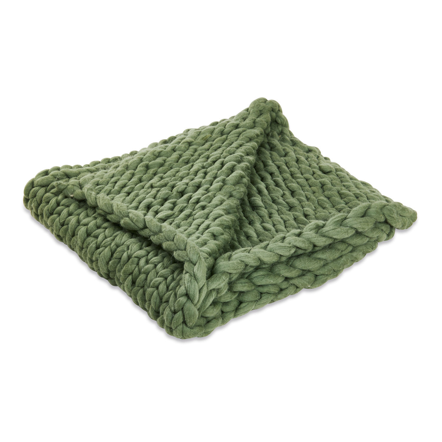grün Grüner Reidous Plaid mit grobem Strick, weiche dekorative Decke aus gemütlichem Material