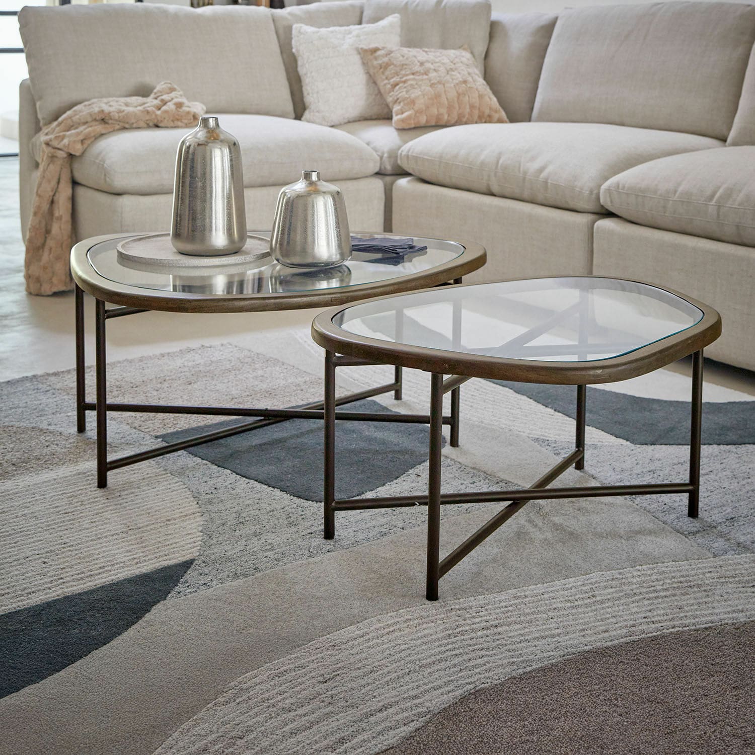 Couchtisch 2er Set Kembria
