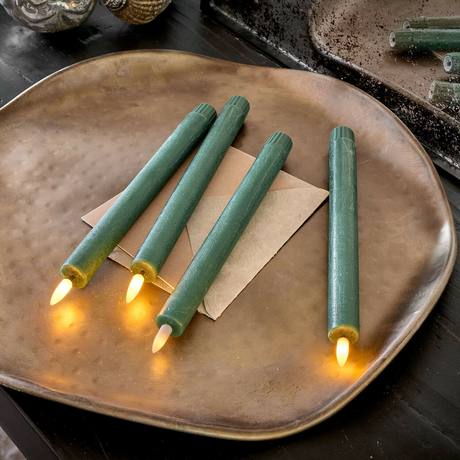 LED-Stabkerze 4er Set Eldsora