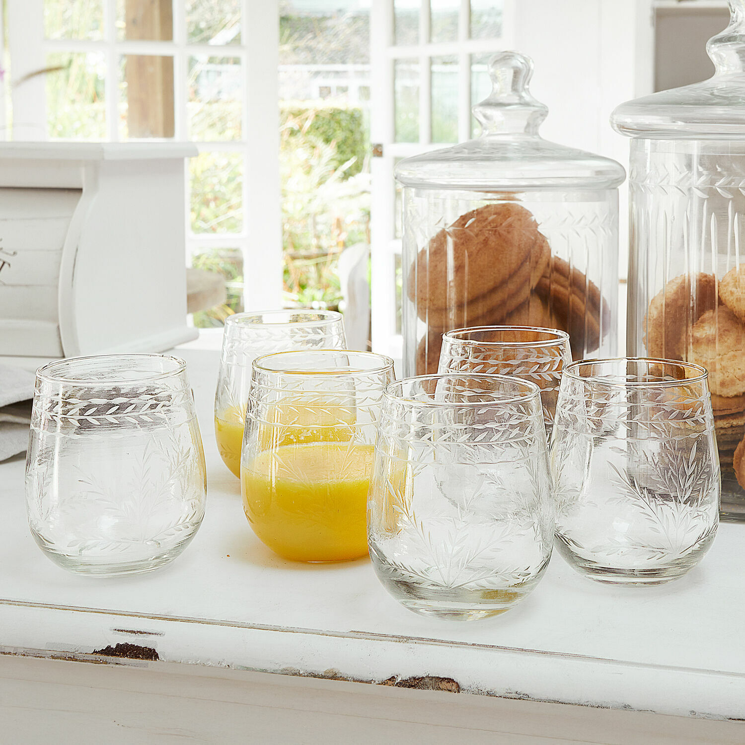 Glas 6er Set Rivelor