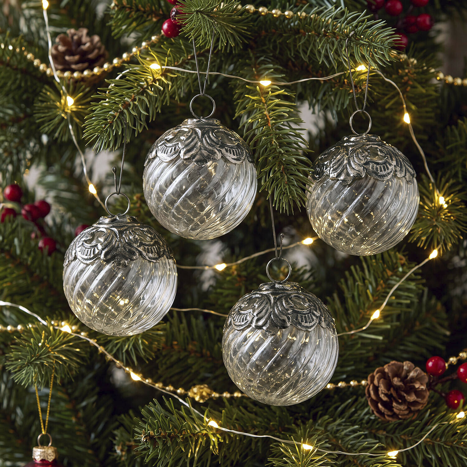 Weihnachtskugel 4er Set Valévoise Weihnachtskugel 4er Set Valévoise